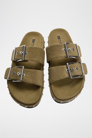 Muiltjes - Kaki - Pull & Bear
