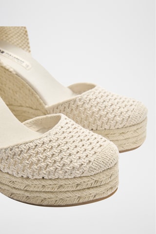 Espadrilles met Sleehak - Beige - Pull & Bear