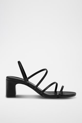 Sandales à talons - Noir