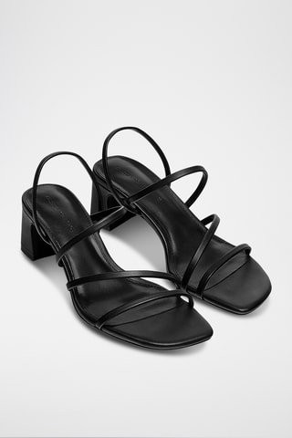 Sandales à talons - Noir