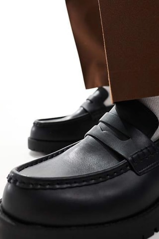 Leren Mocassins - Zwart - Pull & Bear