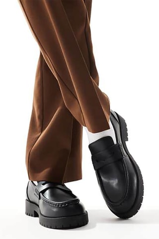 Leren Mocassins - Zwart - Pull & Bear