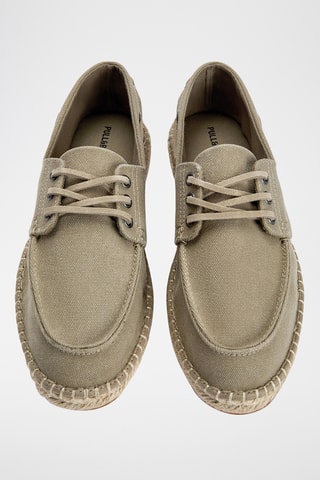 Chaussures bateau - Kaki