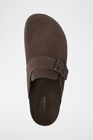 Nubuck Clogs - Bruin - Pull & Bear