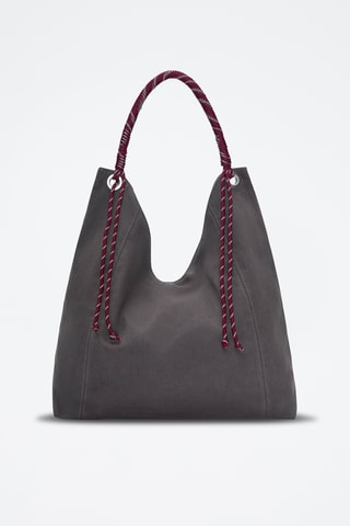 Trendy Handtas - Donkergrijs - Pull & Bear