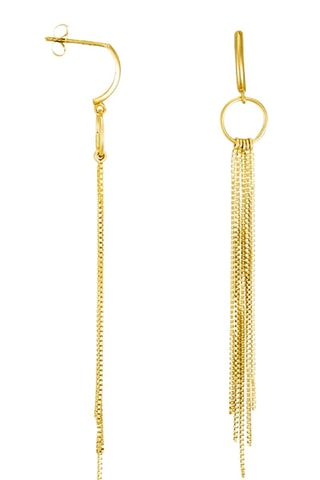 Pendientes Cascade - Oro amarillo