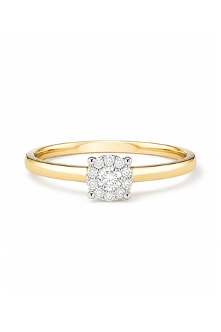 Anello Akna - Oro giallo e diamanti