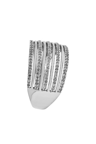 Anillo Kendall - Oro blanco y diamantes