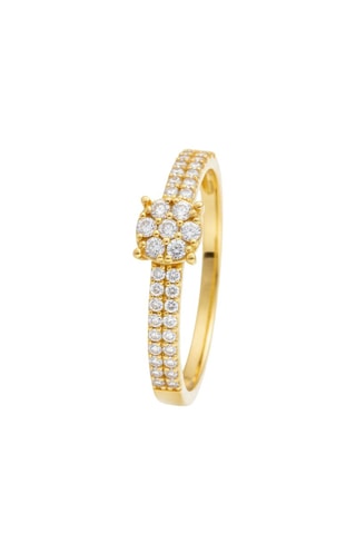 Anello Magana - Oro giallo e diamanti