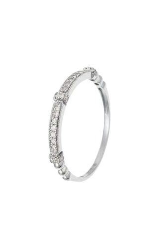 Anillo Kota - Oro blanco y diamantes