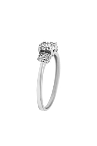 Anillo Serenade - Oro blanco y diamantes