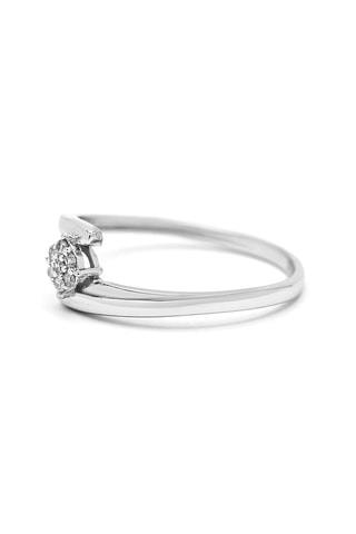 Anillo Eclat d'Aurore - Oro blanco y diamantes