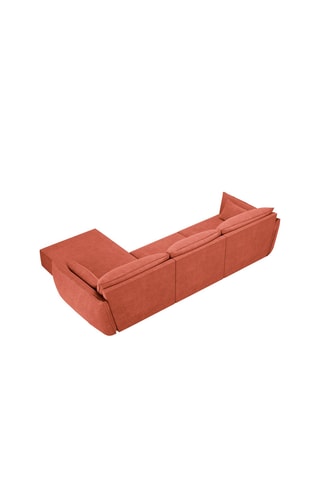 Canapé d'angle droit Vanda  Terracotta