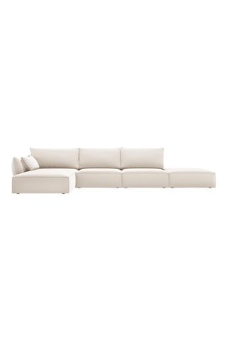 Canapé d'angle gauche Vanda 
Beige