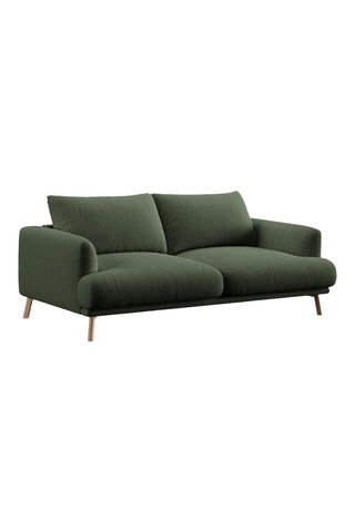 Canapé Margot - Vert foncé - 2 places - En tissu texturé