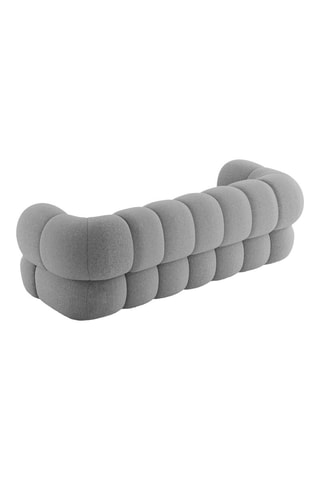 Canapé Maurice - Gris - 3 places - En tissu chenille