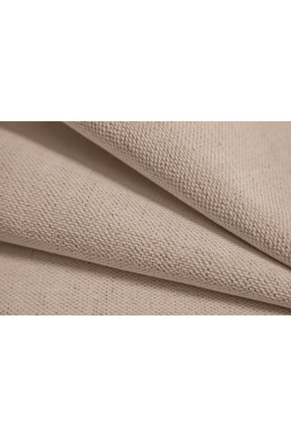 Canapé d'angle gauche - Beige - 3 places - En tissu chenille