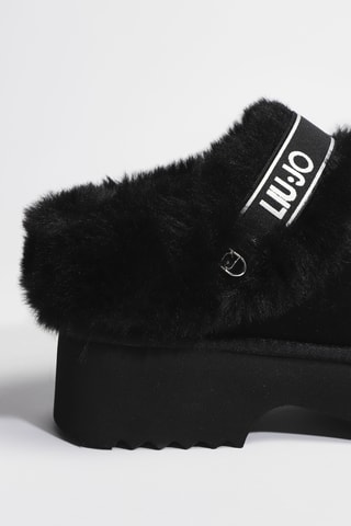 Bottines fourrées en cuir Juny 01 - Noir