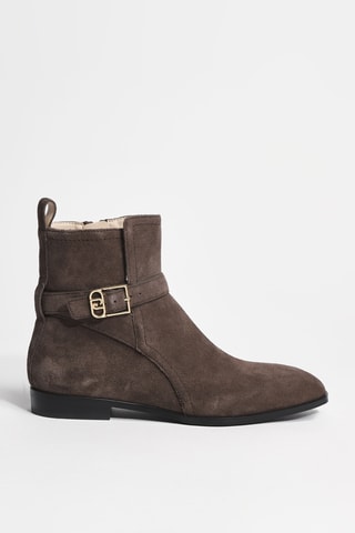 Bottines en cuir Liz 01 - Marron