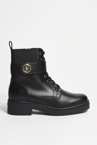 Bottines en cuir New Nancy Eco 2 - Noir