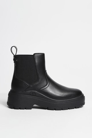 Bottines en cuir Andrea 01 - Noir