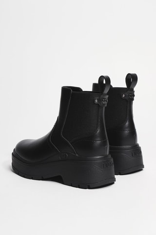 Bottines en cuir Andrea 01 - Noir