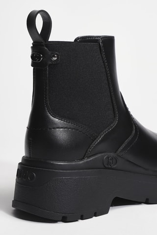 Bottines en cuir Andrea 01 - Noir