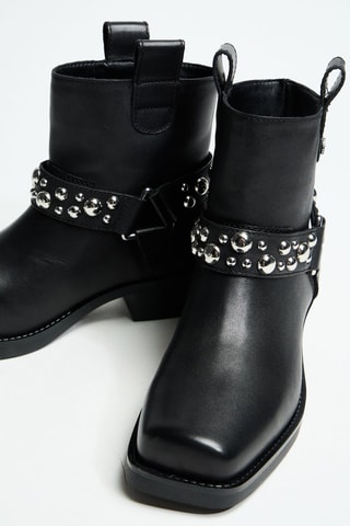 Bottines en cuir Roxy 01 - Noir