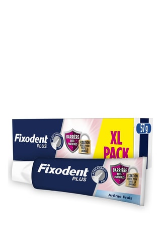 3 x Crème fixative Fixodent Plus - Arôme frais - 57 g