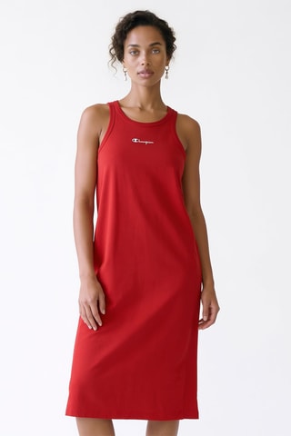 Rechte Jurk - Rood