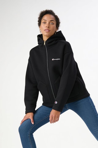 Sweater met capuchon - Zwart