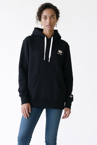 Sweater met capuchon - Zwart