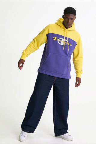 Sweater met capuchon - Geel