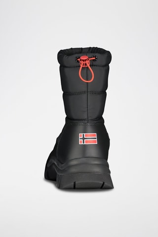 Botas apreski de piel Opluie - Negro