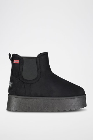 Botines forrados con plataforma Odysse - Negro