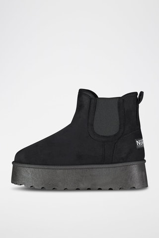 Botines forrados con plataforma Odysse - Negro