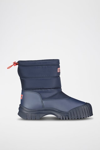 Botas apreski de piel Opluie - Azul marino