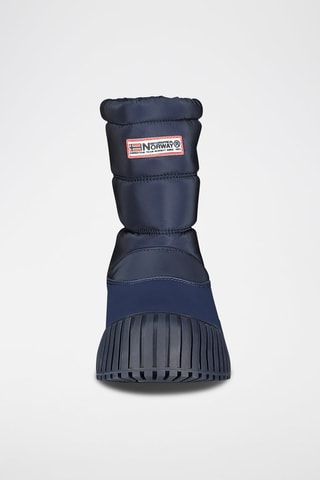 Botas apreski de piel Opluie - Azul marino