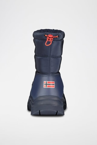 Botas apreski de piel Opluie - Azul marino