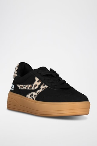 Zapatillas Oleopar - Negro y beige