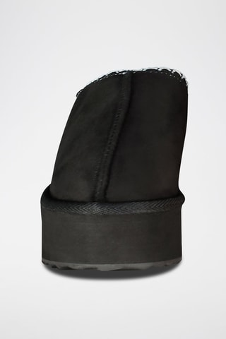 Botines con plataforma One - Negro