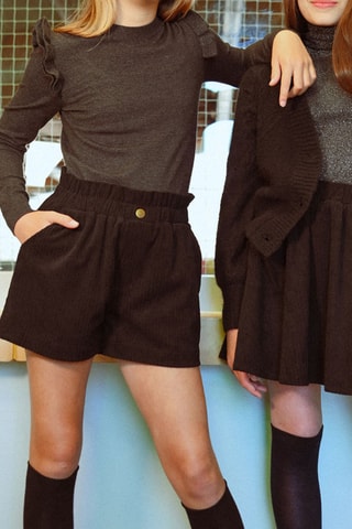 Pull - Gris foncé chiné - Molly Bracken Girl