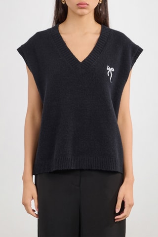 Pull sans manches - Noir - Lili X Molly