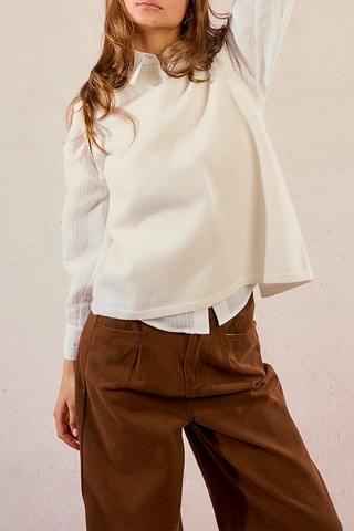Pull sans manches - Ecru - Molly Bracken