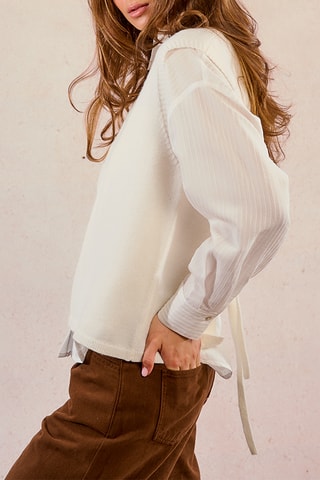 Pull sans manches - Ecru - Molly Bracken