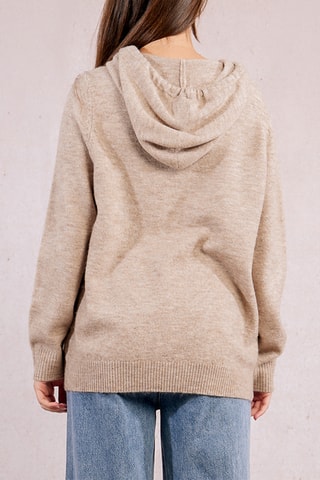 Pull à capuche - Beige - Molly Bracken