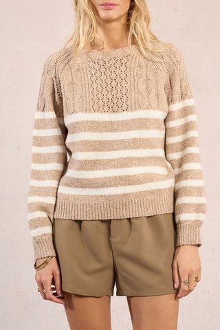 Pull - Ecru et beige - Molly Bracken