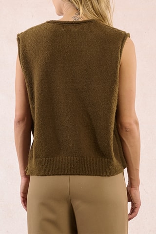Pull sans manches - Kaki - Molly Bracken