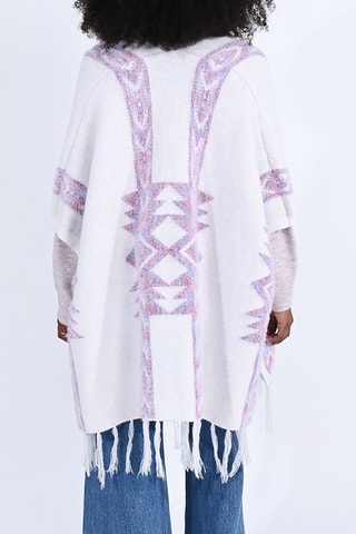 Poncho - Blanc - Molly Bracken