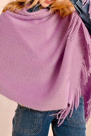 Poncho - Mauve - Molly Bracken